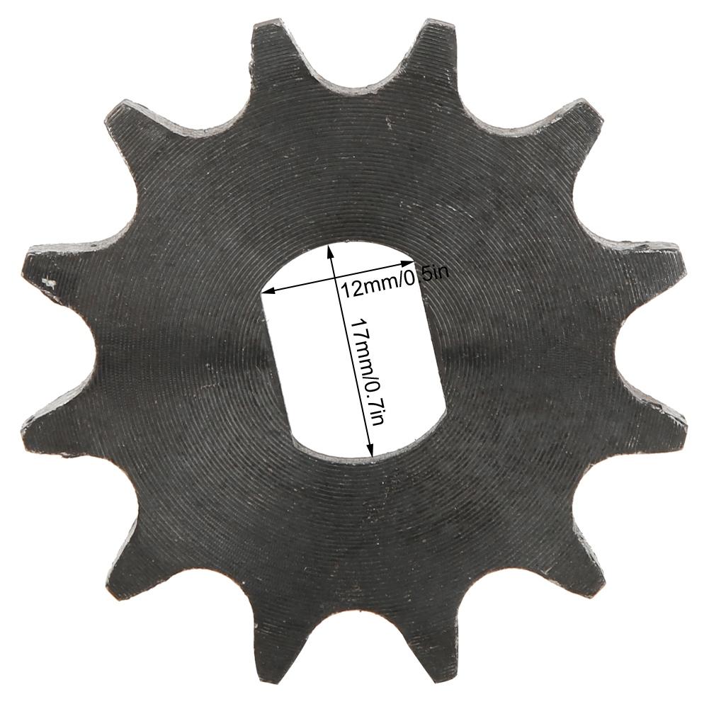 428 Type 12 Teeth Inner 12X17mm Metal Speed Cut Motor Chain Sprocket Accessory