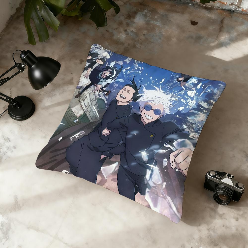 J-Jujutsu K-Kaisen Anime cushion cover Home Office Convenient Nordic Simplicity Hit With Zipper Cushion Cover