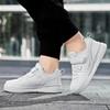 Children's Fashion Trend Velcro Thick Soled Casual Board Shoes Outdoor Casual Sports Shoes White Shoes