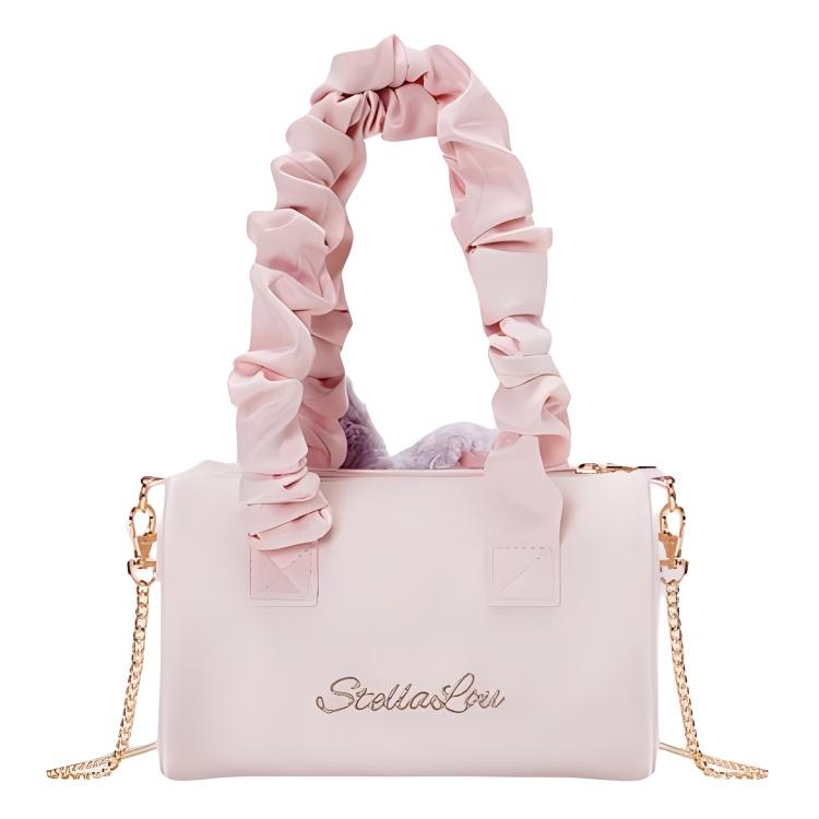 New Disney Polyester Portable Crossbody Bag, Shoulder Bag Regular Unisex Pink 400060452250