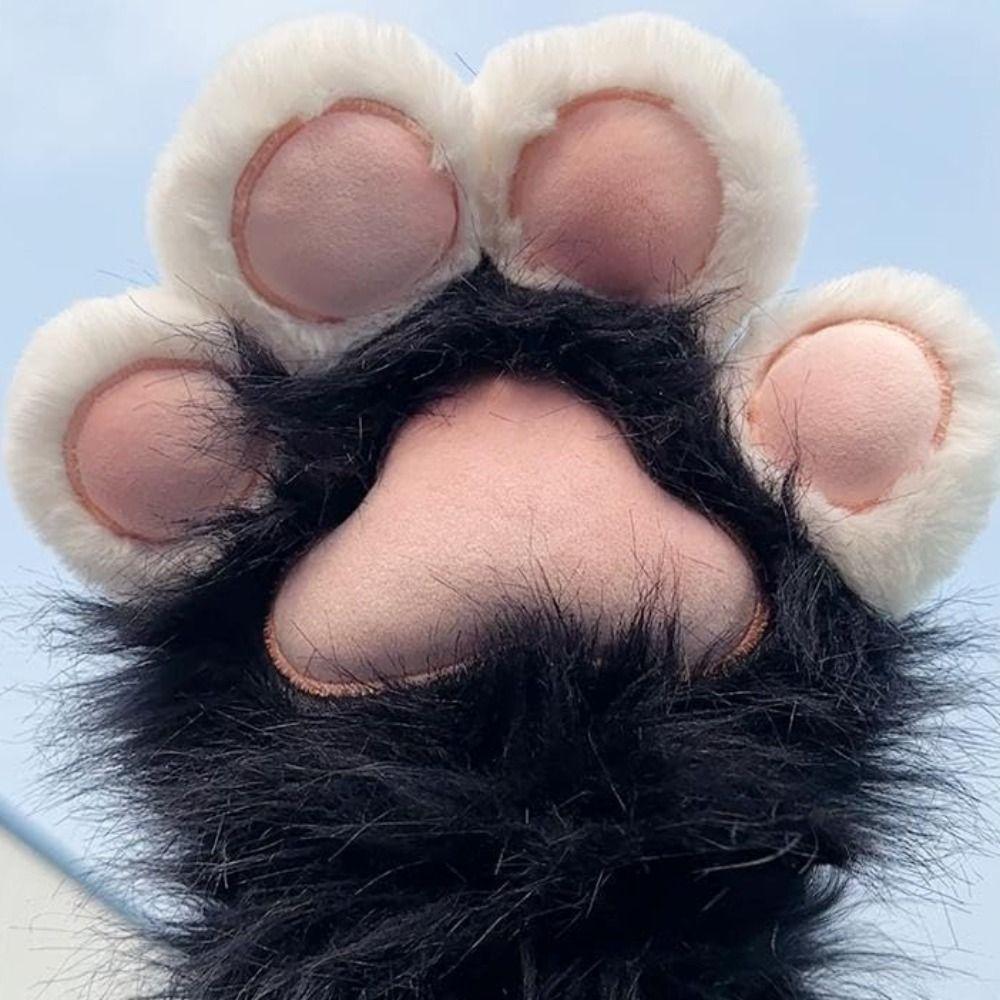 Anime Cat Claw Plush Gloves Plush Bear Claw Gloves New Furry Cat Claw Gloves