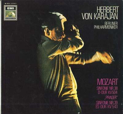 LP-Schallplatte HERBERT VON KARAJAN BERLINER PHILH Mozart Sinfonie Nr. 38 Ddur KV 504 P 261255 HIS MASTERS VOI Germany Classical Used