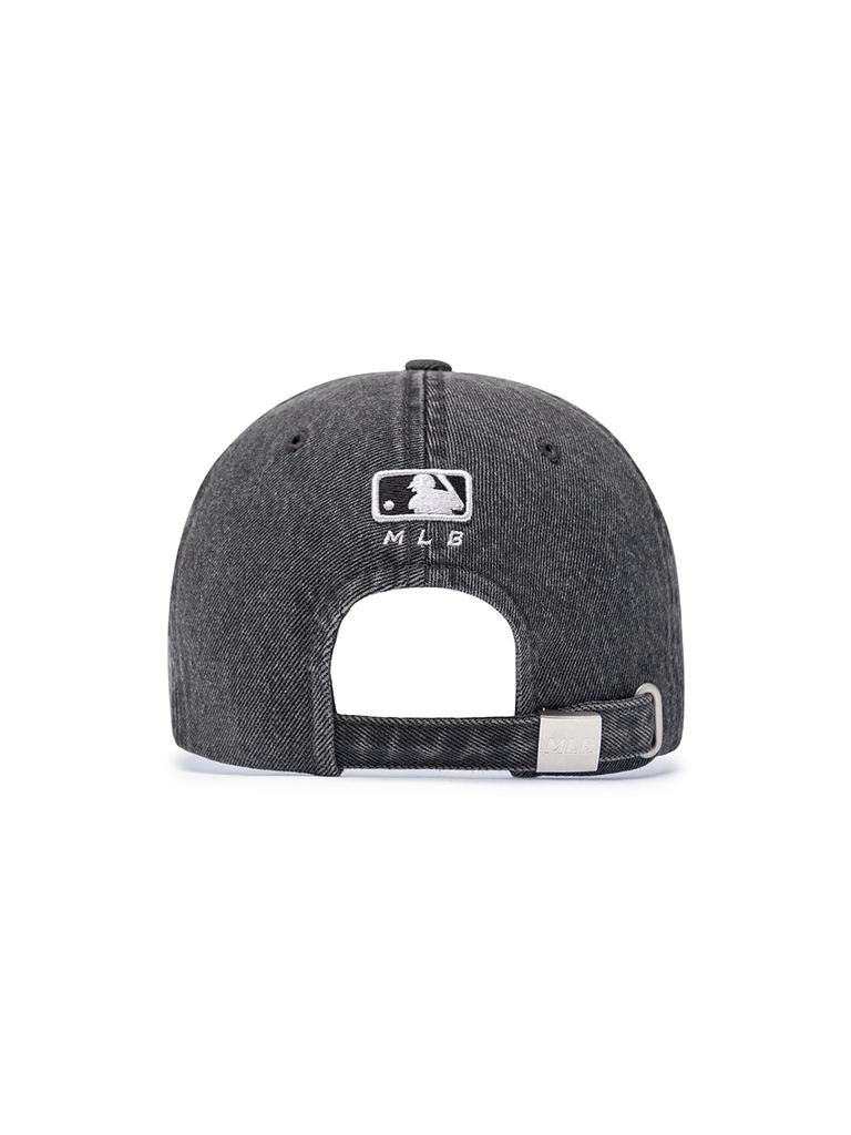 Emelbi Vintage Used Denim Unstrukturierte Baseballkappe Ny (Schwarz)