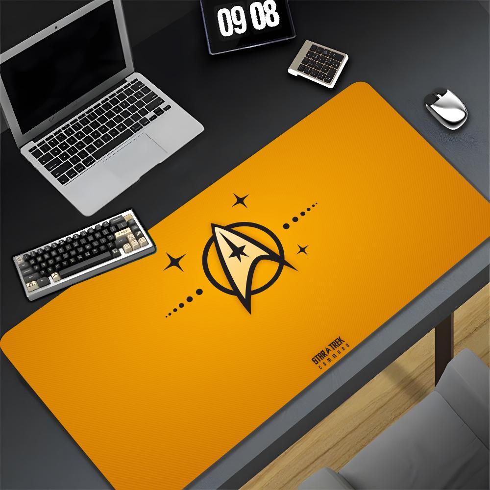 Star MovieT-Trek Clear Mouse Pad XXL Gamer Gaming PC Computer Otaku Locking Edge DIY Customized Photo Laptop Notebook Desk Mat