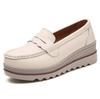 Damesko Fritidssko Dame Flate Sko Loafers Slip on Damesmokasiner Pustende Dame Platform Sneakers Zapatos Mujer