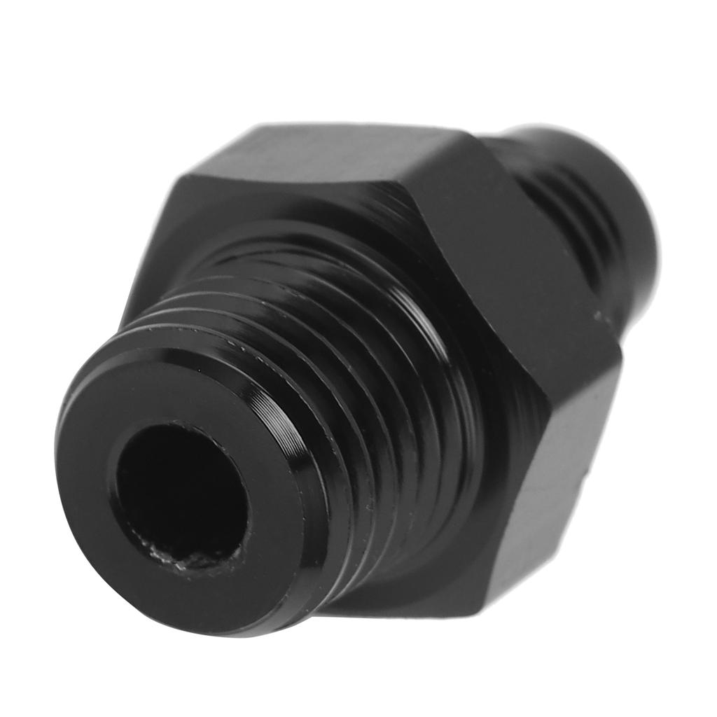 Fuel Line Fitting 4 AN To 1 4 NPT Black Anodized 6061‑T6 Aluminum Automobile Accessory
