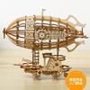 3D three-dimensional wooden airship puzzle