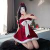 Adult Women Xmas Santa Claus Christmas Red Dress New Year Cosplay Costumes Role Play Outfit