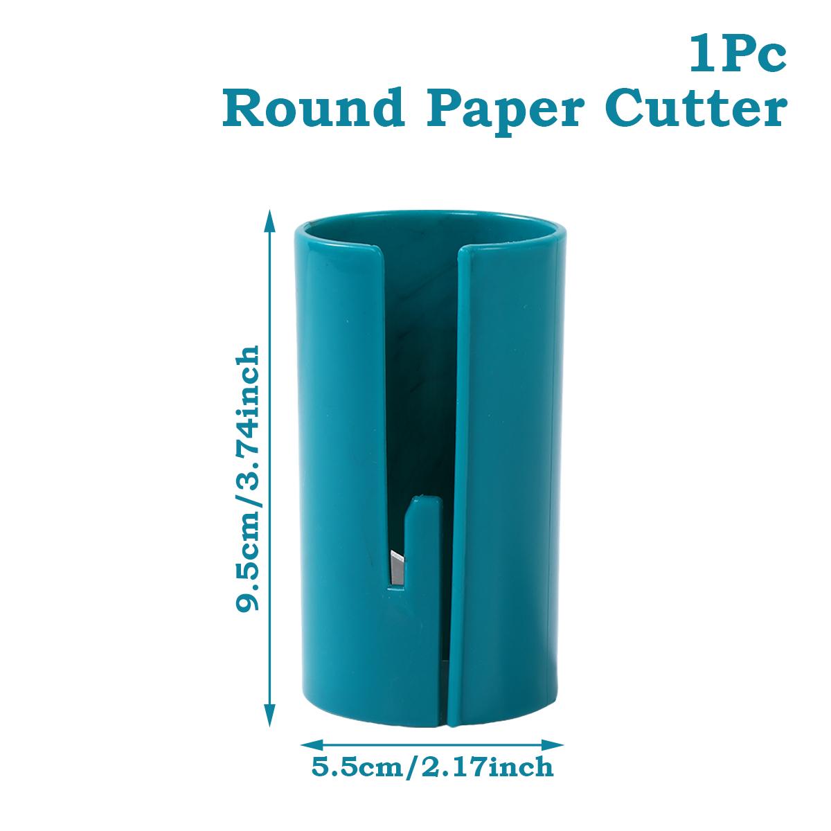 1pc Portable Mini Wrapping Paper Cutter Packaging Paper Cutting Knife Cutting Wrapping Paper Cutter Tool Tube Gift Wrap Tools