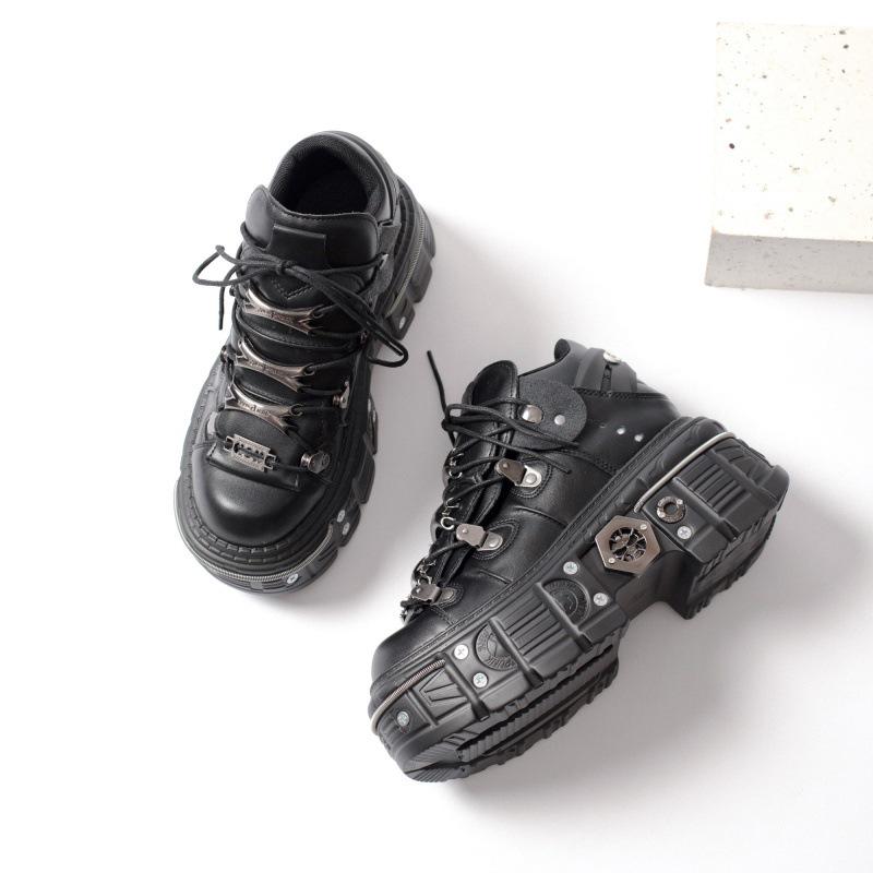 2024 Damen Punk Heavy Metal Dad Shoes - Dicksohlig Russischer Stil