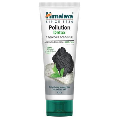 Exfoliante Facial Carbón Detox Contaminación 100g Limpieza Profunda Exfoliante Iluminador de Piel Suave Uso Diario