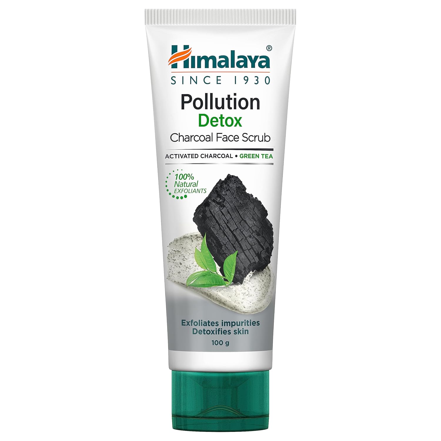 

Himalaya Pollution Detox Charcoal Face Scrub 100g Deep Cleansing Exfoliating Skin Brightening Gentle Daily Use