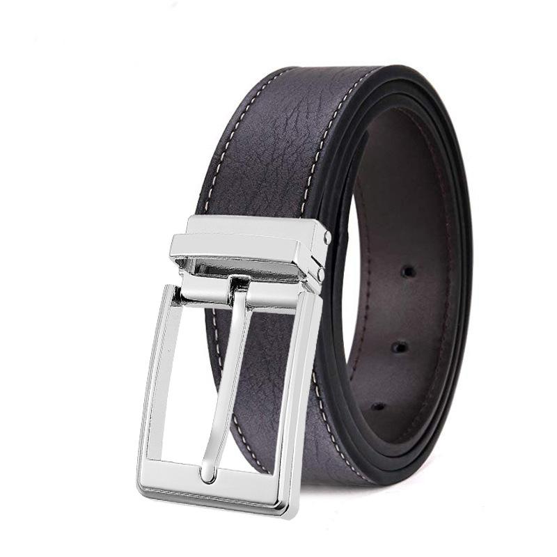 

Ремень из натуральной кожи с цветочным узором и пряжкой из коровьей кожи, мужской подарочный ремень для мужчин, деловой подарочный набор для отдыха 120*3.3cm