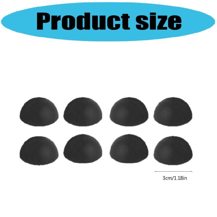 8PCS Universal Shockproof Feet Auto Adhesive Not Skid Silicone Bumpers Upgrades for Sound Equipment Home Appliances