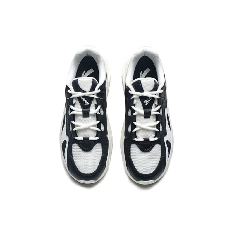 Anta Life Collection Slip-Resistant Low-Top Casual Shoes Women's White Black Sneakers 122338884-2