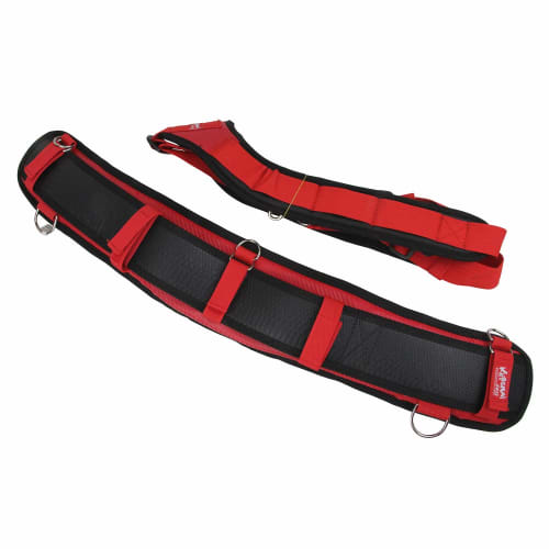 SK11 Red Support Belt Set with Mesh Backing and Non-Slip Finish (SKC2-8RD)