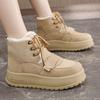 KT Thick-soled Snow Boots Winter New Velvet Warm Non-slip Short Boots Comfortable Thickened Cotton Shoes