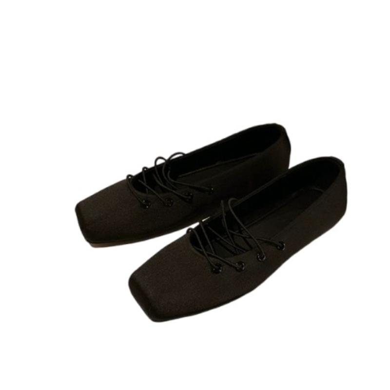 Women Flats Square Toe Loafers Shoes Casual Summer New Shoes Sport Sandals Designer 2025 Woman Ballet Dance Shalllow Sneakers