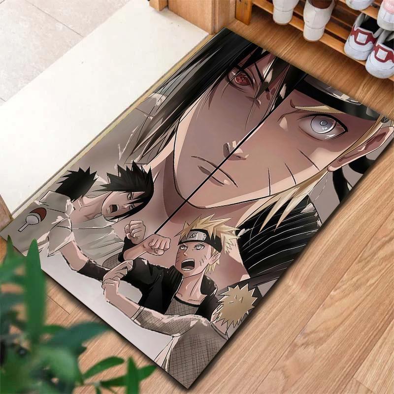 Naruto Fire Determination Carpet Rug For Living Room Bedroom Home Sofa Decoration,kids Play Nonslip Floor Mat