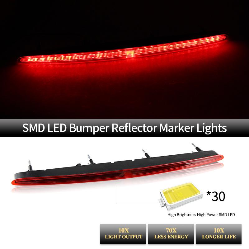 1PC Brake Light Car LED OEM 63257164978 For BMW 1 Series 128i 135i M E82 E88 2007-2013 Center High Mount Stop Light Brake Lamp