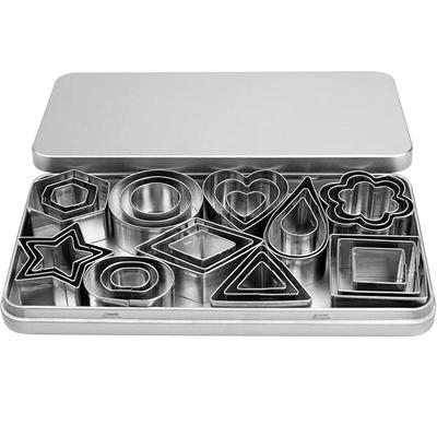 ZISIZ Stainless Steel Cookie Cutter Set