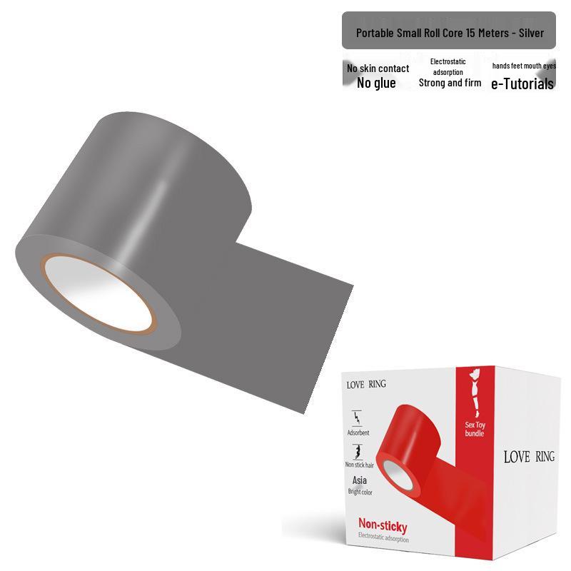 Bondage Tape Alternative: Handcuffs, Blindfold & Restraint Set for Adults