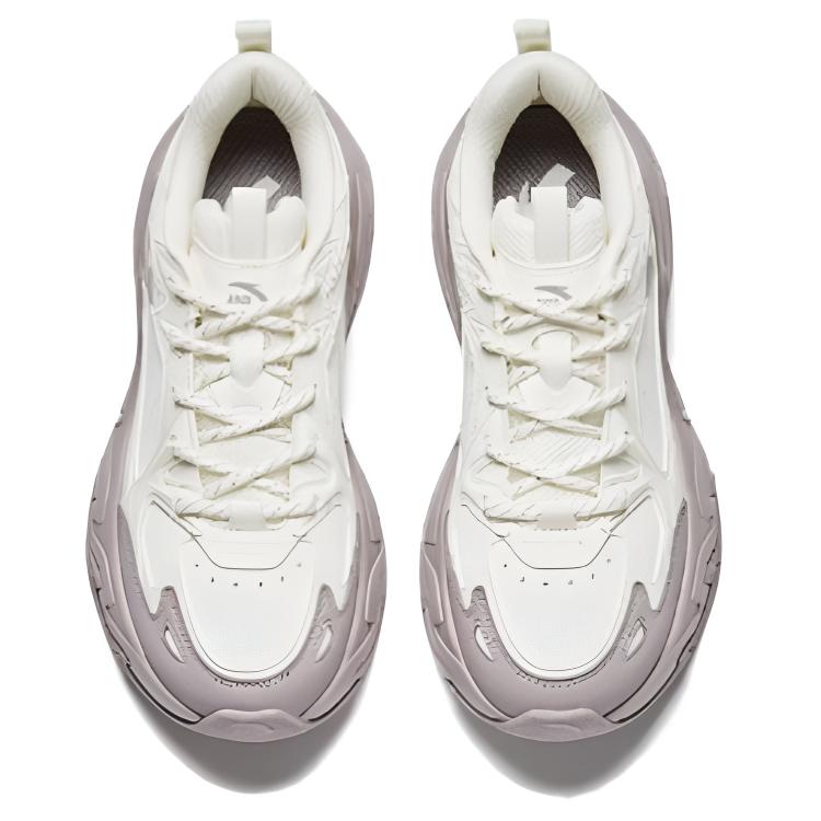 Anta Panshi Schlicht Vielseitig Bequem Höhenerhöhend Stoßdämpfend Low Top Freizeitschuhe Damen Sneaker 122548856-7