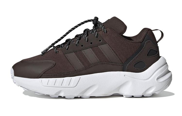 

Adidas Originals ZX 22 Slip Resistant, Abrasion Resistant, Lightweight Sports Casual Shoes Coffee Teenagers HQ1578 36
