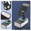Bluetooth Audio Power Phone Holder, Phone Stand with Bluetooth Speaker Foldable