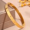Hot-selling titanium steel bracelet, girls' high-end sense of fashion, popular light luxury in Europe and the United States, Gypsy star love diamond 