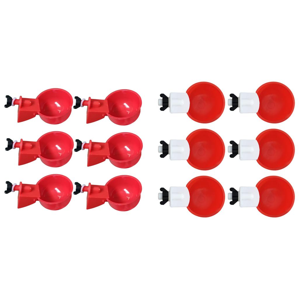6-12 szt. Automatyczne Poidło dla Kur Karmy dla Ptaków Miska do Picia na Farmę Drobiu dla Kur Kaczek Gęsi Woda do Picia Artykuły Farmowe