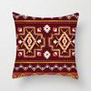 Bohemian Colorful Geometric Peach Skin Pillow Cover Retro Ethnic Style Cushion Cover Cushion Home