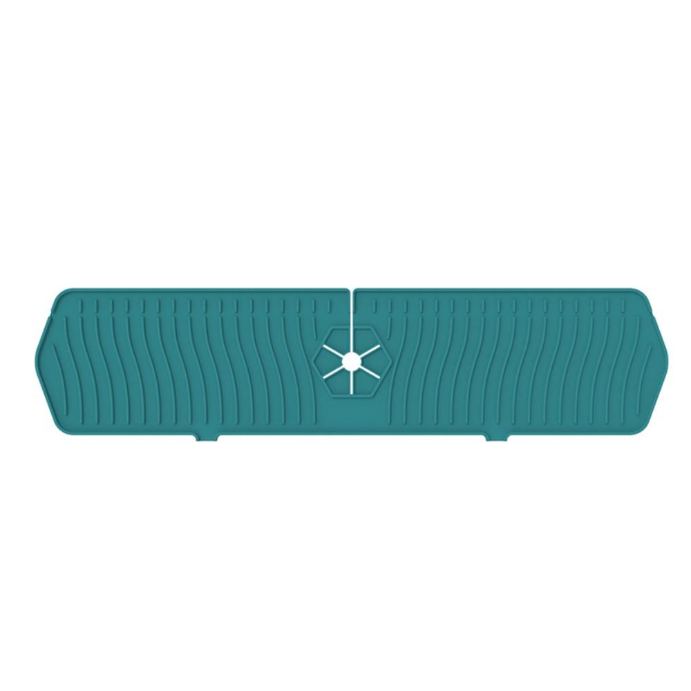 Anti-Splash Kitchen Silicone Faucet Mat Foldable Faucet Drain Pad Sink Faucet Mat  Washbasin