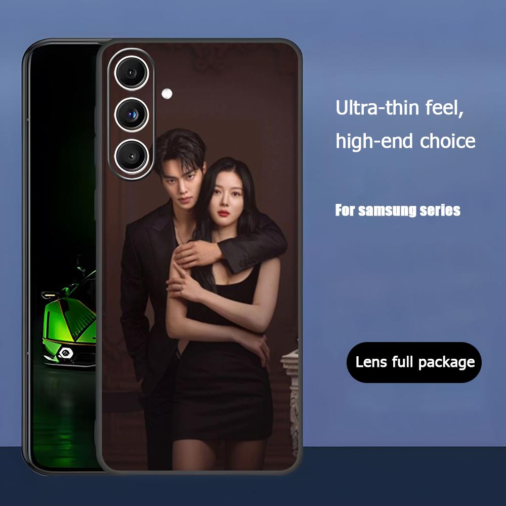 Star S-Song K-Kang Phone Case For Samsung Galaxy S25 S24 S23 S22 S21 S20 Plus Ultra Note20 Soft Black