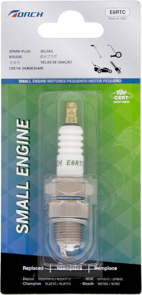Torch E6RTC Substituição NGK [7022] BPR6HS Vela de Ignição, BOSCH WR7BC, CHAMPION RL82YC, DENSO IWF20 W20FPR-U, Vela de Ignição Separada