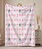Nutcracker Christmas Blanket,Cute Christmas Blanket,Nutcracker Ballet Gift Gift for Ballet Lover, Coquette Nutcracker Blanket