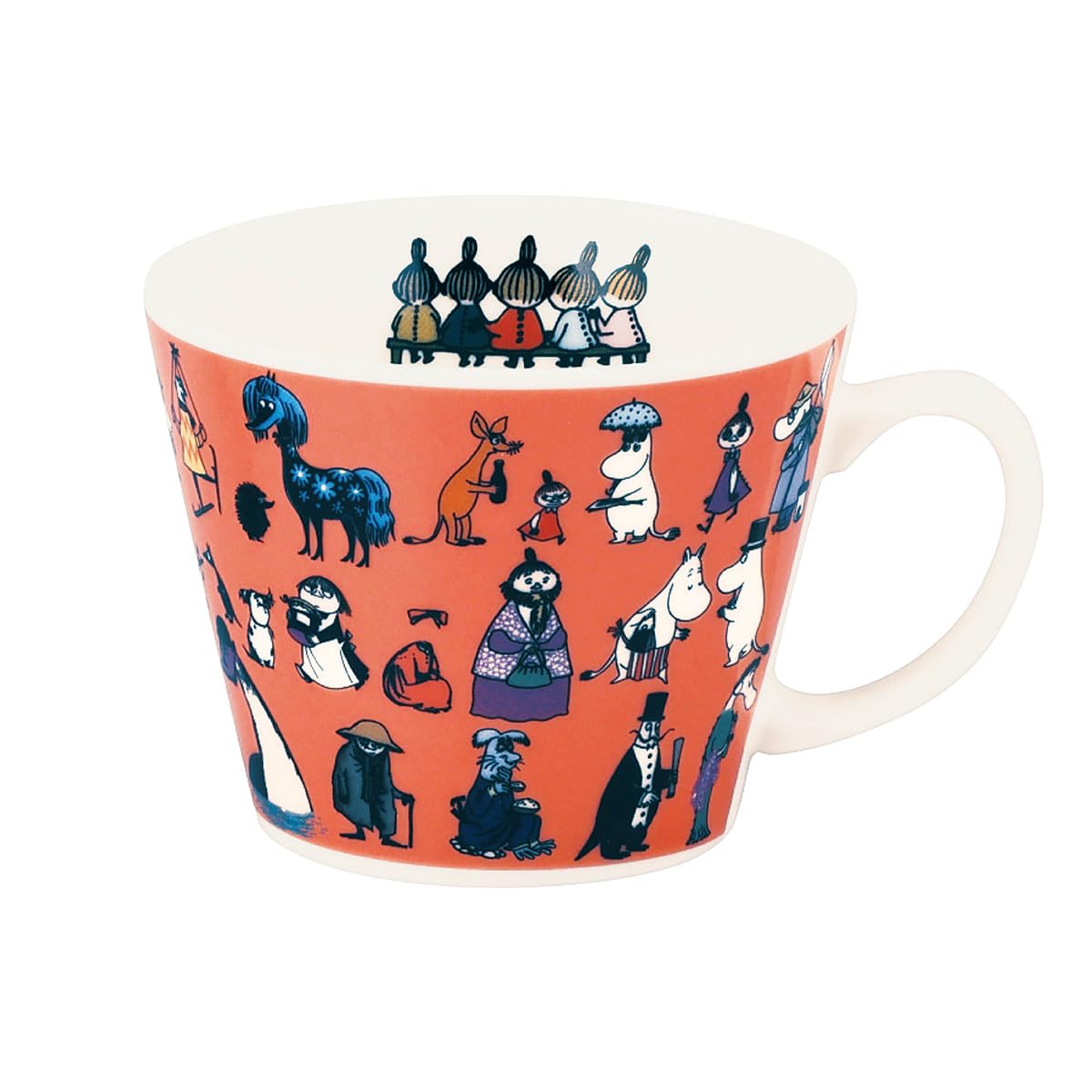 

Yamaka Shoten MOOMIN Большая суповая 11 x Микроволновая печь Сделано в Мумин-долине Кружка, 400 мл, Диаметр прибл.. 9см, Безопасный, Япония, Друзья, Розовый, MM11002-36 розовый