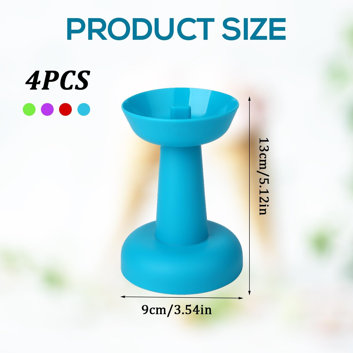 4pcs Drip Free Popsicle Holder, Reusable No Drip Popsicle Holder for Kids No Freeze Ice Popsicle Holders Washable Ice Cream Cone for Girls Boys (Red,