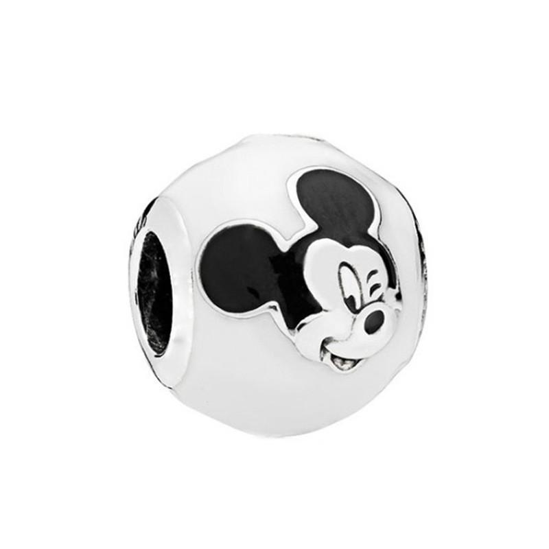 High Qualitycopper   Mickey Mom Minnie Clip Stitch Charms Bead Fit Original Bracelets Charm Diy Women Jewelry