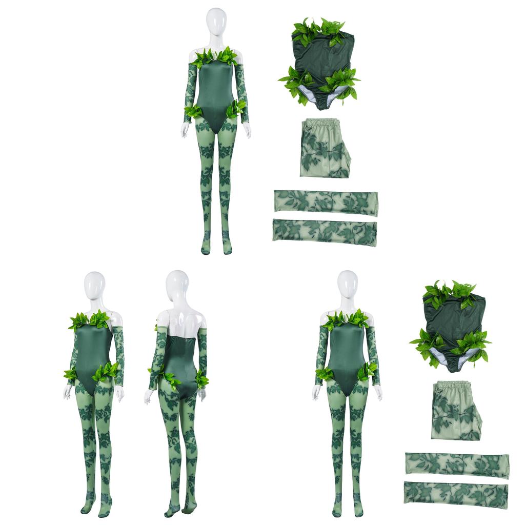 Batman Poison Ivy Cosplay Costume For Adults And Teens With Breathable Fabric