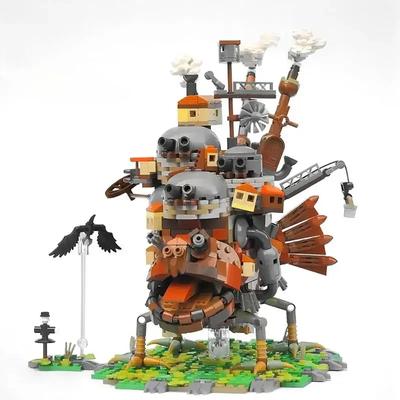 Classical MOC Mobile Castle Building Blocks Set - Creative Animated House Model Educational Toy for Kids Birthday Gift