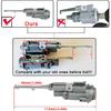 Ignition Switch Lock Cylinder W/ 2 Keys Compatible With Honda Accord Civic Crosstour CR-V CR-Z Element Fit Ight Odyssey S2000 Acura MDX RDX TL TSX