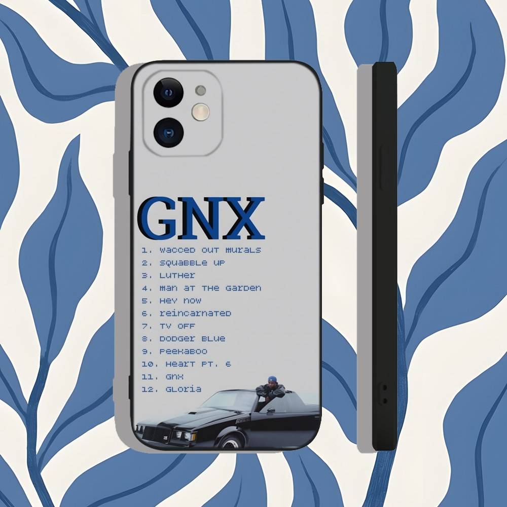 

K-Kendrick Lamar GNX For iPhone 17,16,15,14,13,12,X,XS,8,7,Pro,Max,Plus,E,SE4,Air,Mini Protective Shell Slim Phone Case iPhone17pro