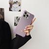 New Luxury Four-corner Anti-drop Frosted Case with Glitter Lens Film for iPhone 15 Pro Max 14 Plus 13 12 Pro 11 All-inclusive Anti-drop Cases