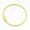 10-100 Stück Edelstahl Draht Schlüsselring Schlüssel Schlüsselanhänger Kreis Seil Kabel Schlaufe Outdoor Camp Gepäckanhänger Schraubverschluss Gadget