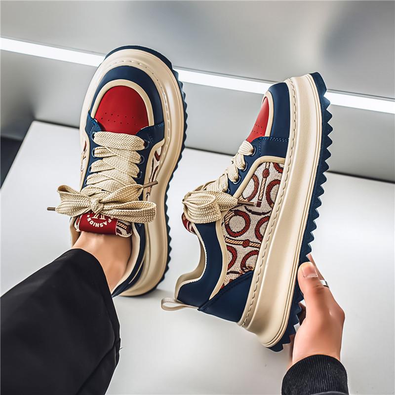 Pánské boty, značkové, nové, trendy, módní, všestranné, nízké, pro volný čas, sportovní, vysoce kvalitní, na palubovce