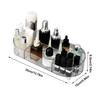 Organisateur de Maquillage Pour Coiffeuse Grande Capacité Boîtier Organisateur de Maquillage Rangement Cosmétiques Pour Parfum Pinceaux Crayon à Sourcils Mascara