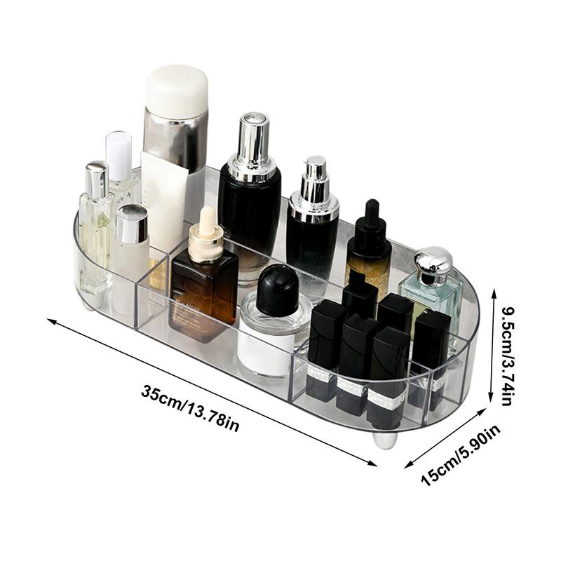 Organisateur de Maquillage Pour Coiffeuse Grande Capacité Boîtier Organisateur de Maquillage Rangement Cosmétiques Pour Parfum Pinceaux Crayon à Sourcils Mascara