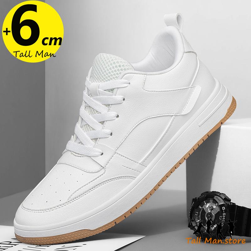 Men Lift Sneakers Elevator Shoes Sports  Height Increase Insole 6Cm Man