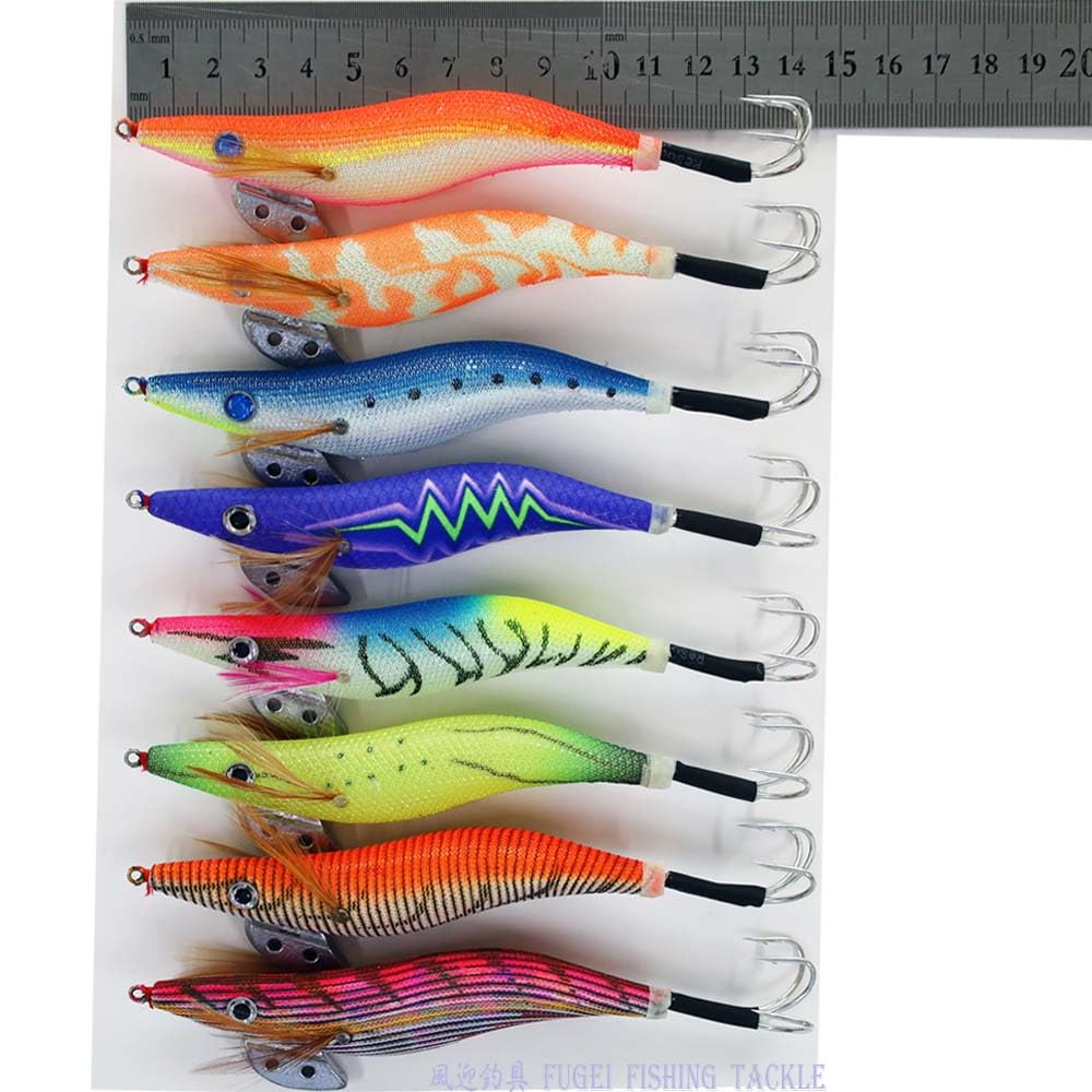 Fishing Gear Octopus Egi Size Set of 8 A20takoegi35h8X Egi Tackle Octopus Octopus Fishing Egi 3.5 (8B)